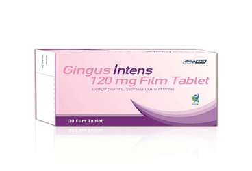 GINGUS INTENS 120 MG 30 FILM TABLET